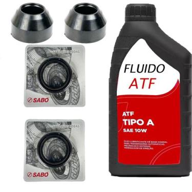 Imagem de Guarda Po + Oleo + Par Retentor Bengala Sabo Ybr 125 Factor