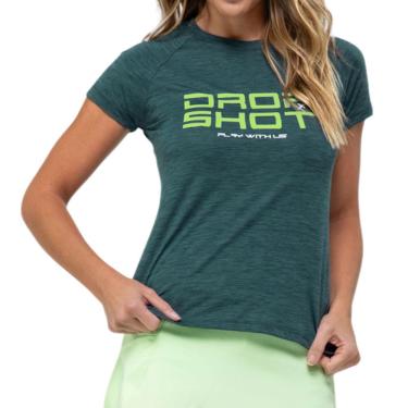 Imagem de Camiseta Drop Shot Baby Look Enjoy 3.0 Turquesa-P