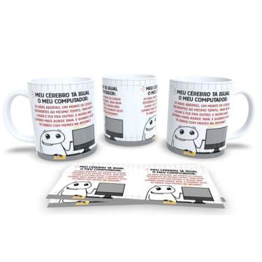 Imagem de Caneca de Porcelana Personalizada Flork Frases Engraçadas, Divertidas 