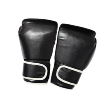Imagem de simhoa Luvas de boxe luvas de luvas de karate punção ajustável Mitts Guards para treinamento profissional de saco de pancadas de competição, Adultos Negros