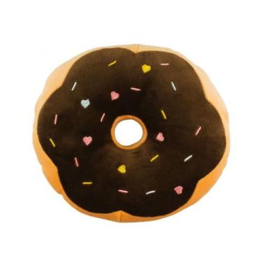 Imagem de Rosquinha Marrom Rosa ou Azul 20x21cm Pelúcia - Fofy Toys, Marrom