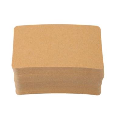 Imagem de Conjunto de cartão postal em branco, pintura à mão sem manchas foscas, papel cartolina marrom kraft para cartão comemorativo (9 x 5,4 cm / 3,5 x 2,1 polegadas, 350 gsm, 100 peças por caixa)