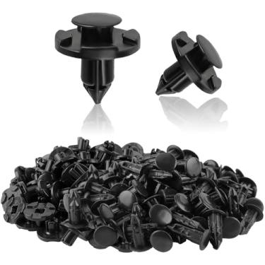 Imagem de Painel de acabamento de para-lama de nylon da Motoall, clipes para rebites tipo empurrão, retenedor, rebites para furos de 8 mm, Nissan Infiniti 01553-09321, corpo automotivo - 100 peças