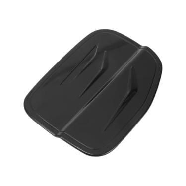 Imagem de Partuto Tampa da porta do tanque de combustível para Honda Accord 2023-2025 Tampa de aba de enchimento de combustível tipo adesivo preto ABS