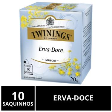 Imagem de Chá Twinings, Caixa Com 10 Saquinhos, Erva Doce