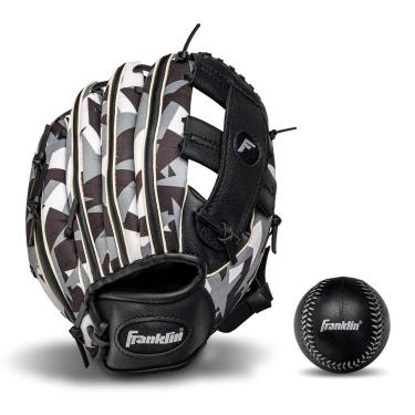 Imagem de Luva de beisebol Franklin Sports rtp Youth Teeball 9.5 - preta