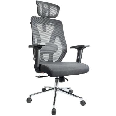 Imagem de Cadeira ergonômica para estudos e trabalho Presidente Tela MK-4010 Cor preto