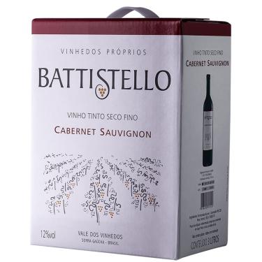 Imagem de Vinho Battistello Cabernet Sauvignon Tinto Bag In Box 3Lts