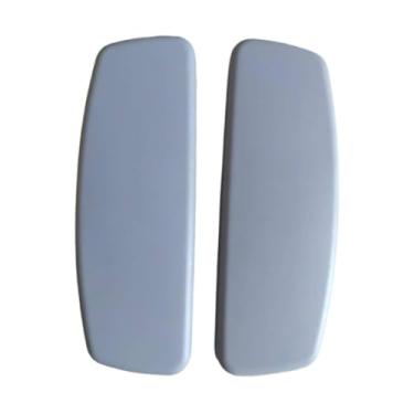 Imagem de Milageto 2pcs Cadeira de Escritório Braço Braço Almofadas de Braço Tampas de Descanso Confortáveis ​​resistentes à TPU REPLACEMENTS UNIVERSAL para CASA