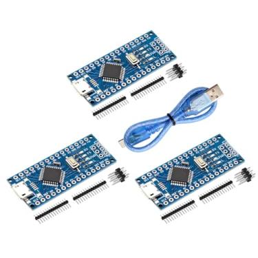 Imagem de AYWHP Placa Nano V3.0 3Pcs Com Cabo, Atmega328P, Chip Ch340G 5V 16M, Microcontrolador Compatível Com Arduino (Porta Micro Usb)