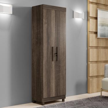 Imagem de Armário Multiuso 2 Portas com Pés New Roma Benetil - Imbuia