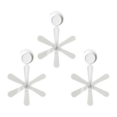 Imagem de Fenteer 3PCS Defletor de ar condicionado Air Descrector Air Diverter Acessórios Anti Wind Acessórios para doméstico, Claro