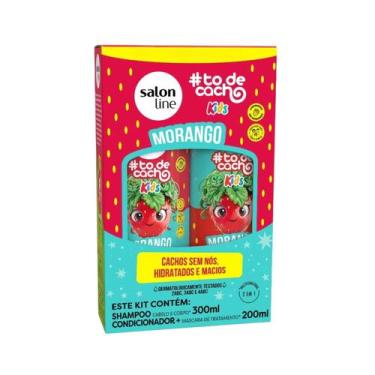 Imagem de Kit Salon Line todecacho Kids Morango Shampoo 300ml+Cond 200ml