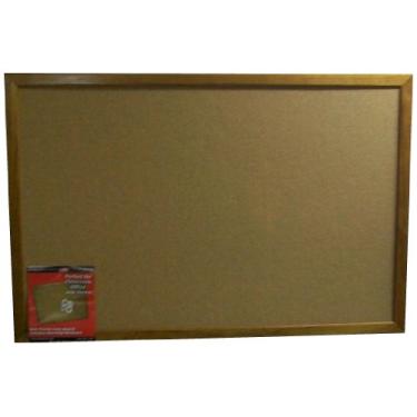 Imagem de Dooley Placa de cortiça emoldurada em carvalho, 45,8 x 53,8 cm (1723 CODE)