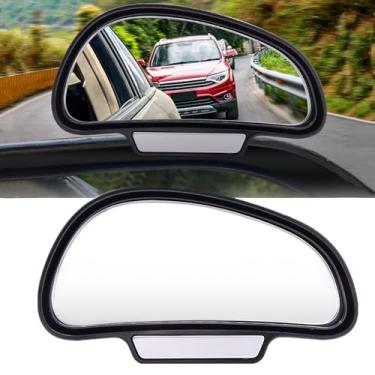 Imagem de Espelho de ponto cego para carro, vidro HD, convexo, retrovisor, grande angular, para carros, caminhões, SUVs, RVs, acessórios, lado direito