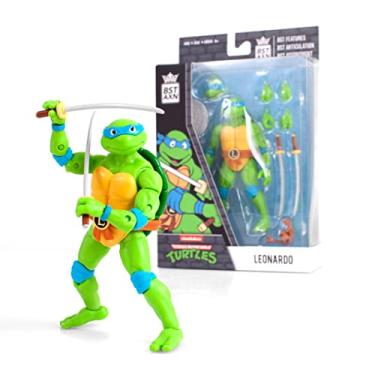 Imagem de Boneco Leonardo (Tartarugas Ninja) BST AXN 12,7 cm