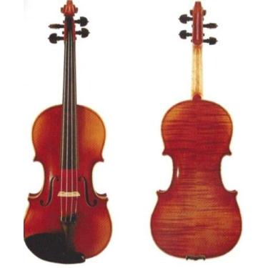 Imagem de D Z Strad Violino modelo 101 com madeira maciça com caixa, laço e breu (tamanho 1/4)