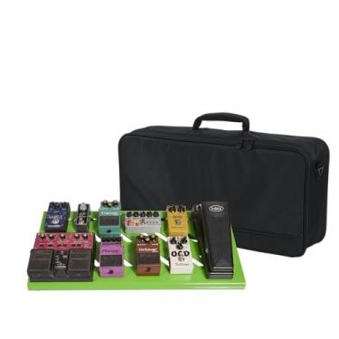 Imagem de Gator Capas para pedais de guitarra de alumínio com bolsa de transporte; Grande: 60 cm x 27 cm | Verde (GPB-BAK-GR)