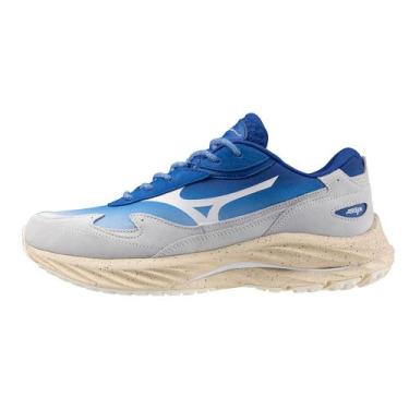 Imagem de Tênis Casual Mizuno Wave Rider Beta x Hiroshi Nagai, Azul, 35