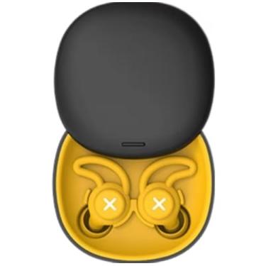 Imagem de Tampões de Ouvido de Silicone Reutilizáveis. Protetor Antirúido Abafador para Dormir, Natação ou Estudar (Amarelo, Tamanho único)