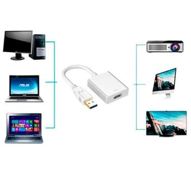 Imagem de Adaptador Usb 3.0 Para Hdmi Video Audio 1080p full Hd - DACAR