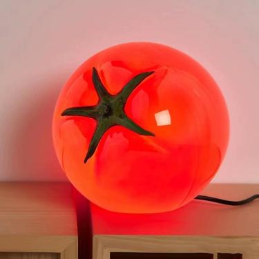 Imagem de Lâmpada de tama de lâmpada de tomate com 3 modos de cores LED LUBRIL DE DOIVERAÇÃO DO CORREIRO, Lâmpadas estéticas de 10W de 8,6 polegadas Nórdica Noteira