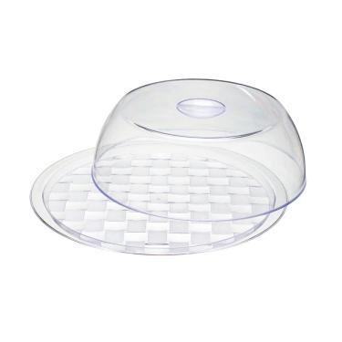 Imagem de Porta Bolo GG Cristal Com Tampa 33cm