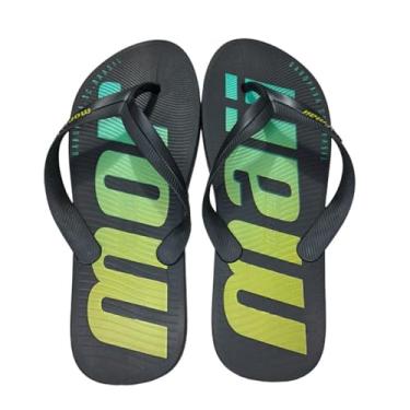 Imagem de Chinelo De Dedo Masculino Tropical Antiderrapante Estampa Mormaii Cores Vivas (Preto, BR, Adulto, Numérico, 39)