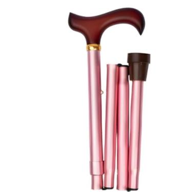 Imagem de WC Bengala Dobrável E Ajustável Rosa Fosco 3D Para Banheiro/Bengala De Designer