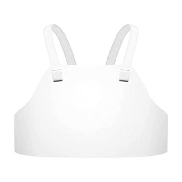 Imagem de Zxpjkyu Protetor de Tórax Unissex para Crianças, Proteção Corporal, Karatê, Esgrima, Protetor de Tórax para Taekwondo, Vôlei, Beisebol, Rúgbi, Homens P 71-80 cm