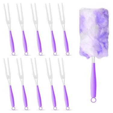 Imagem de 3 peças de refis de espanador conjunto de alças dobráveis compatível com Swiffer Dusters, cabo de escova de remoção de poeira estática descartável para poeira eletrônica, móveis, persianas