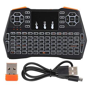 Imagem de Teclado touchpad, mouse Air, teclado I8 Plus, mini teclado de 2,4 GHz, versão retroiluminada por LED, com touchpad, plug and play