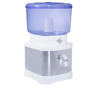 Imagem de Filtro de água com cuba de barro e suporte em Inox - 11 litros - oem, 