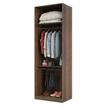 Imagem de Closet Modulado 80,4cm Cabideiro (Altura: 236cm) Sem Porta Prestige Lu
