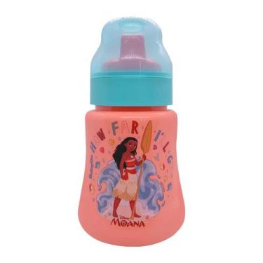 Imagem de Copo De Transição Infantil C/ Bico Flexível e Tampa 340ml Moana Prince