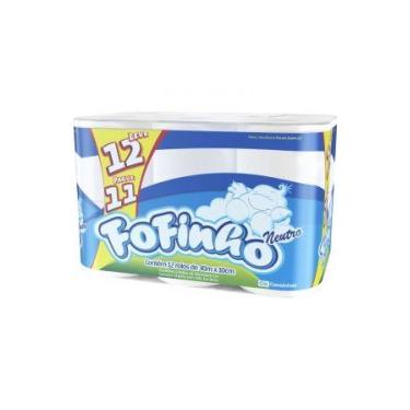 Imagem de Papel higiênico fofinho folha simples c/12 - ssjfofinho