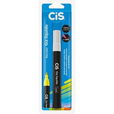 Imagem de Giz Líquido Branco Blister CIS, Branco