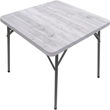 Imagem de Capa de mesa de madeira ajustada, estampa de textura de prancha de madeira, toalha de mesa impermeável interna/externa, sala de jantar de pátio e cozinha, serve para mesa de 107 x 152 cm