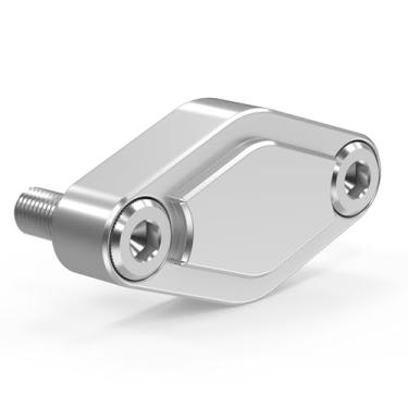 Imagem de NICECNC Placa De Bloqueio Freio Estacionamento Para Quadriciclo Compatível Com Yamaha Raptor 700R 700 660 250 350 Banshee Yfz 450 Yfz450R Warrior Honda Trx 450R 400Ex 300Ex Atc110 1979-1985 Prata