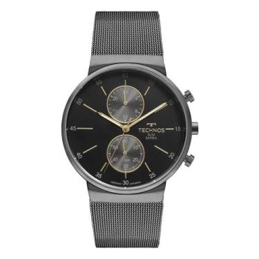 Imagem de Relógio Technos Masculino Ref: Vd36Ac/1F Dual Time Slim