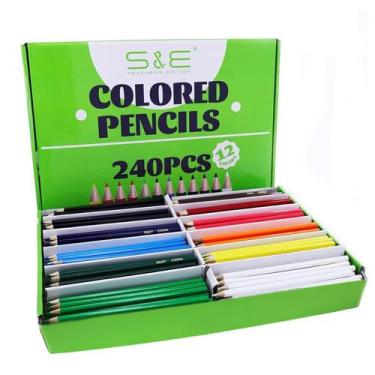 Imagem de Lápis de cor S & E TEACHER'S EDITION 240 unidades 12 cores
