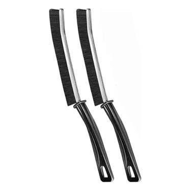 Imagem de Escova de Limpeza Multiuso para Cantos, 2 Peças, para Fendas, Trilhos, Chuveiro, Janela, Teclado, Rejunte, Carro, Ar Condicionado