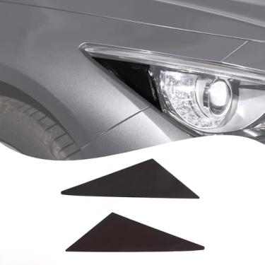 Imagem de Lcojicep Capa protetora para farol dianteiro de carro compatível com Infiniti Q50 2015-2022, faróis dianteiros adesivos laterais fumê capa protetora acessórios decorativos