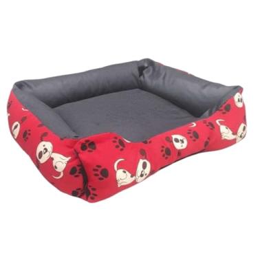 Imagem de Cama Caminha Pet Para Cachorro Ou Gato Media E Grande Porte Ipermeavel e Lavável com Ziper. (04,M 60cm x 50cm)