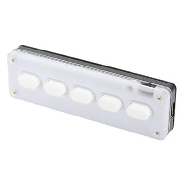 Imagem de Ymiko 5 Teclado de 5 Teclados, Mini Teclado Mecânico, Teclado Sem Fio e Com Fio Branco Multifuncional Branco, para Desktop para PC Com Bateria de 1100mAh