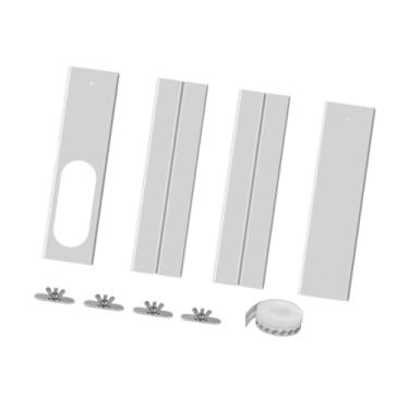 Imagem de IEUDNS Kit de ventilação para janela de ar condicionado portátil, ajustável, PVC, peças de reposição resistentes para mangueira de exaustão, vedação de
