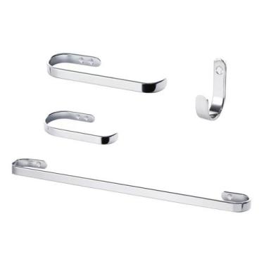 Imagem de 1 Kit de Acessórios para banheiro (4 peças) - Land Vendas online 
