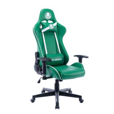 Imagem de Cadeira Gamer Boxbit Invicto Palmeiras Base Rodízio, VERDE, CHINA