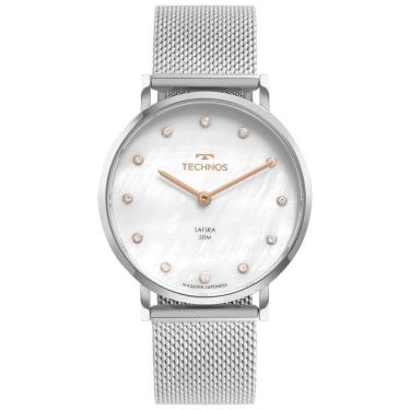 Imagem de Relógio Technos Feminino Slim Prata - 2025ltt-1b 2025ltt-1b