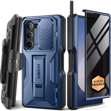 Imagem de Capa de telefone TONGATE para Samsung Galaxy Z Fold 6 azul com caneta S